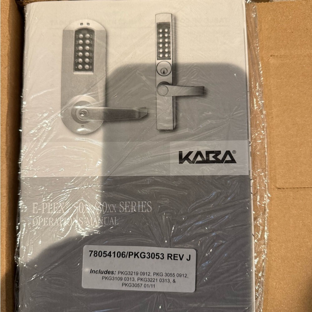 Silver Electronic Door Lock